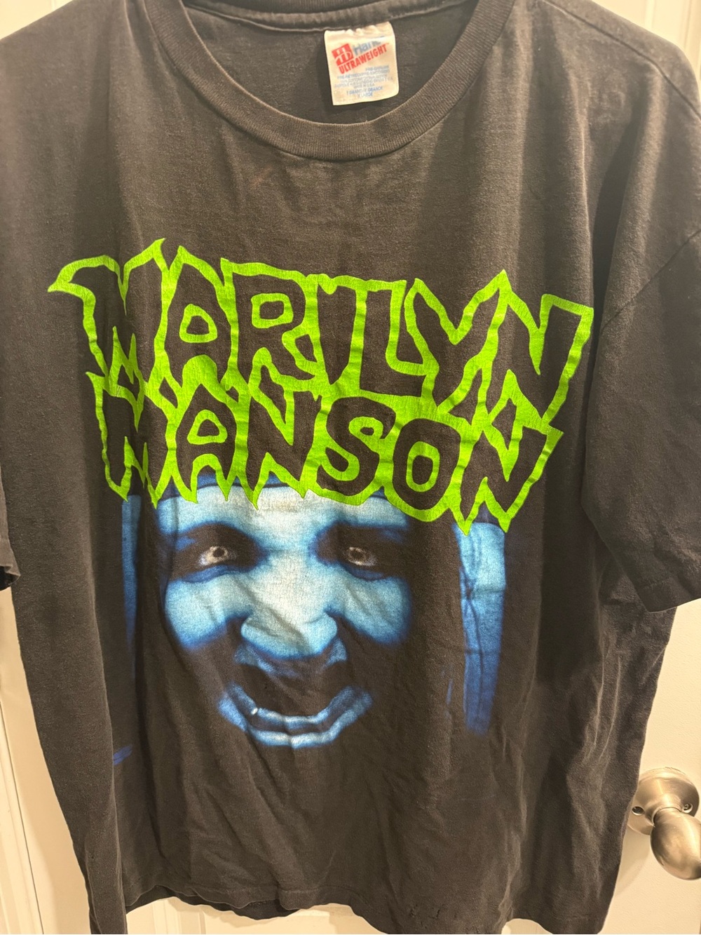 Vintage 90’s Marilyn Manson Black Graphic Band Tee -